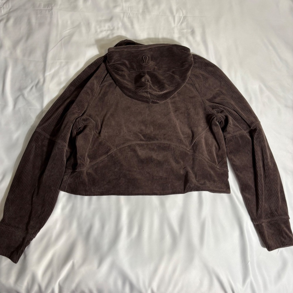 Lululemon Scuba Oversized Hoodie *Velvet Cord 'Espresso' - Picture 3 of 6